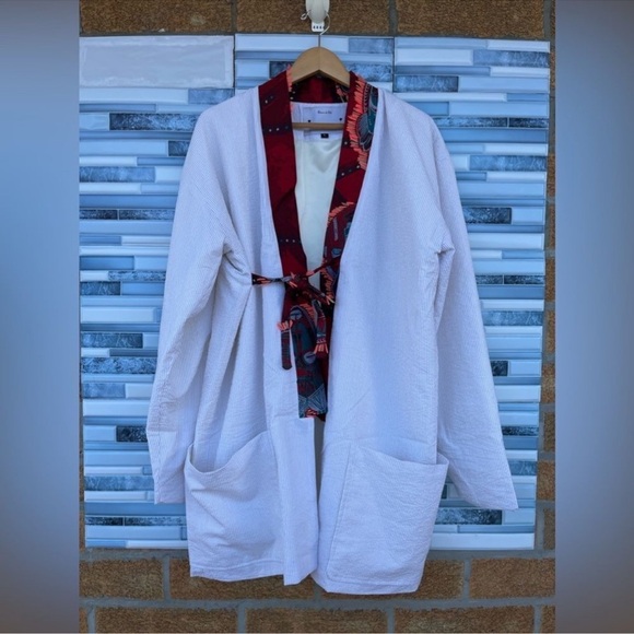 Palmiers du mal kimono jacket size large - Picture 3 of 15